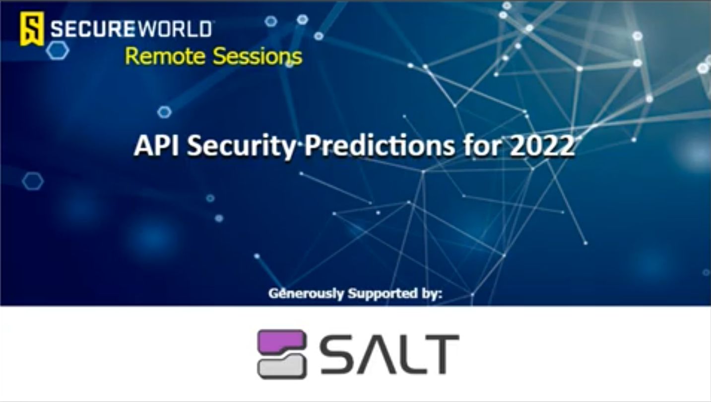 Webinar: 2022 API Security Predictions