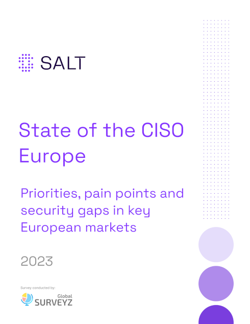 State of the CISO Europe cover